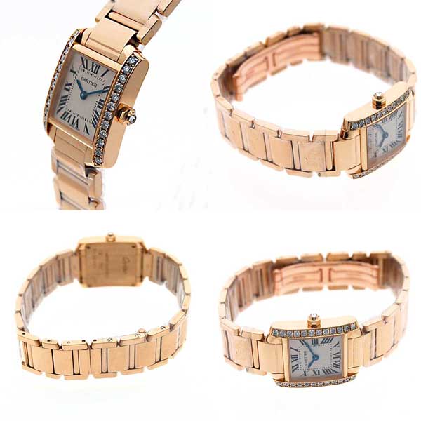 カルティエ CARTIER タンクフランセーズ レディース WE1001R8