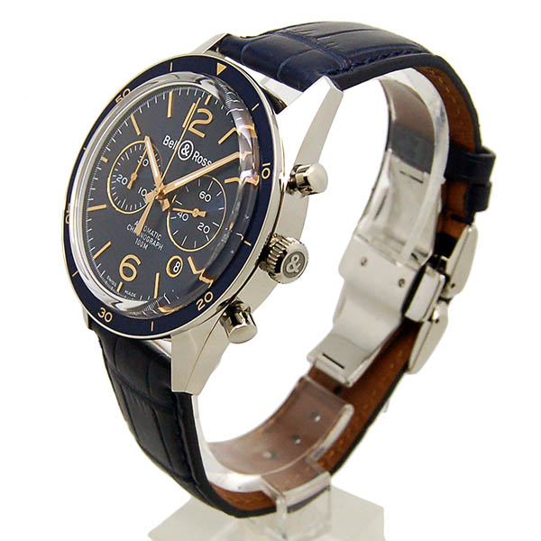 【希少品】Bell&Ross ベル&ロス BR126 アエロナバル ヴィンテージ BR126 アエロナバル[BRV126-BLU-ST-SCA] Vintage