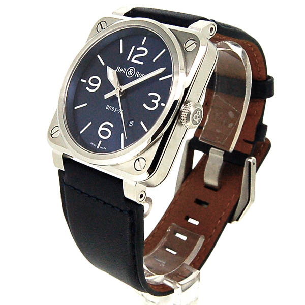 ベル&ロス BELL&ROSS BR03-92 ブルースチール BR0392-BLU-ST ベル&ロス BELL&ROSS BR03-92 ブルースチール BR0392-BLU-ST