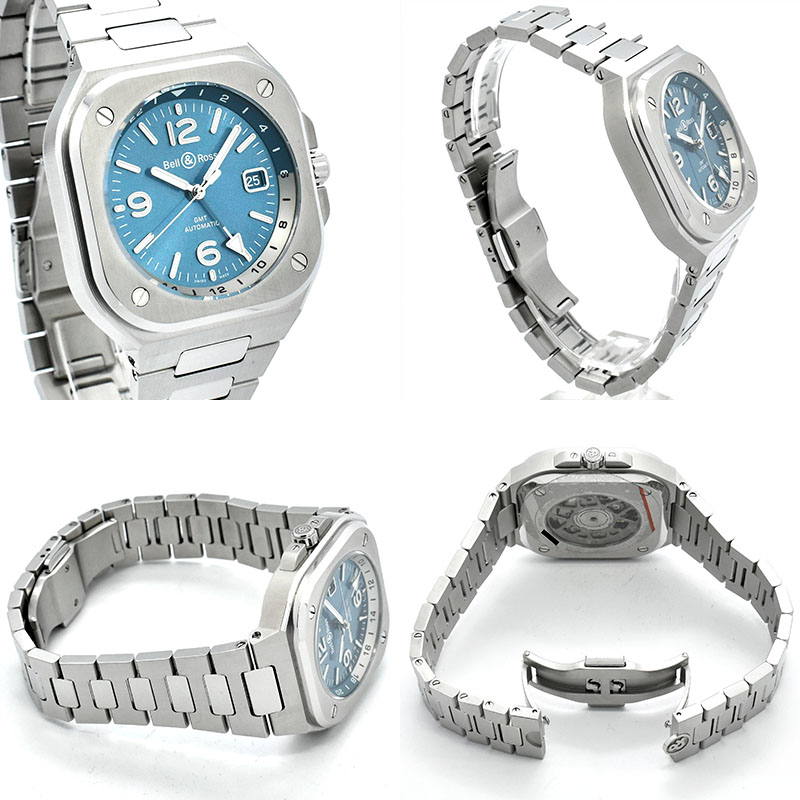 ベル＆ロス BELL＆ROSS BR 05 GMT スカイブルー BR05G-PB-ST/SST