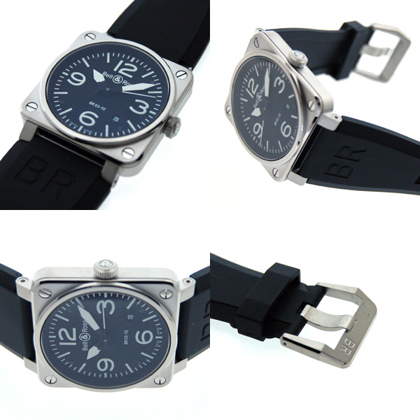 ベル＆ロス BELL＆ROSS BR03-92 42mm ブラック SSブレス付