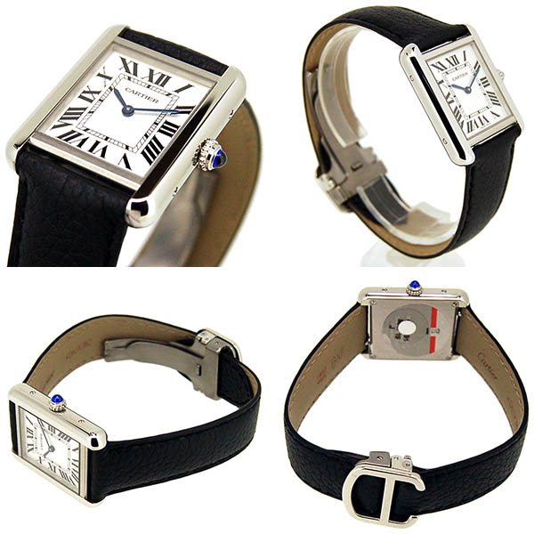 カルティエ CARTIER タンクソロ SM WSTA0030 クォーツ シルバー 新品