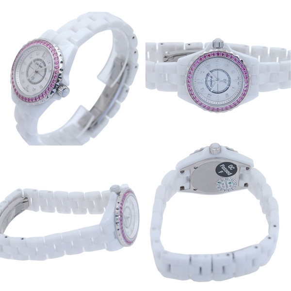 シャネル CHANEL J12 H3243 レディース 29mm ピンクサファイア