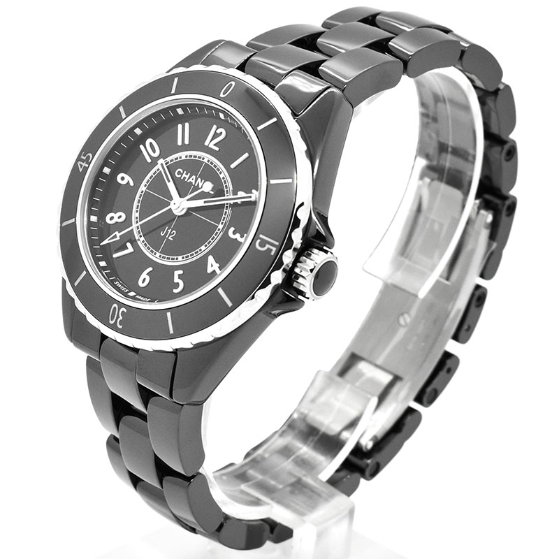 シャネル CHANEL J12 ブラックセラミック H5695 クォーツ 33mm 新品