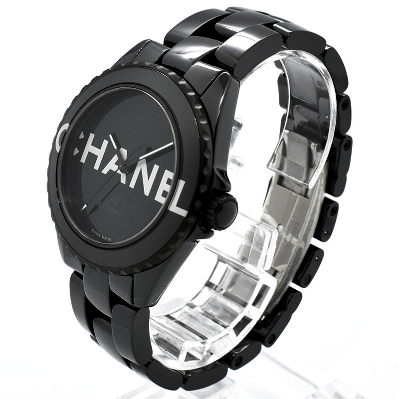 シャネル CHANEL H7418 ブラック メンズ 腕時計