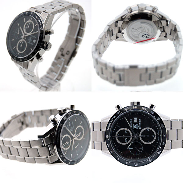 タグホイヤー TAG HEUER カレラタキメトリック クロノグラフ