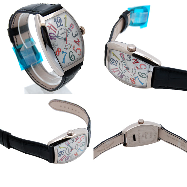 フランクミュラー　FRANCK MULLER　トノーカーベックス　カラードリーム　7851SCCD 18KWG　新品