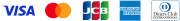 VISA Master JCB AMEX Diners