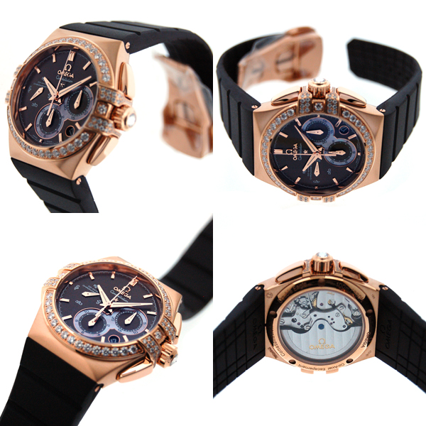 オメガ Omega コンステレーション ダブルイーグル 121 57 35 50 13 001 ベゼルダイヤ 18kpg レディース 新品 Zetton ゼットン