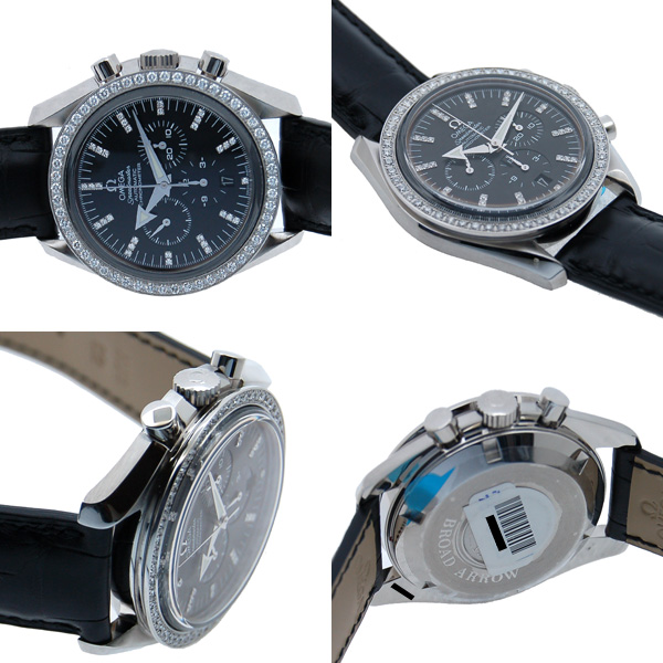 オメガ OMEGA スピードマスター ブロードアロー ベゼルダイヤ