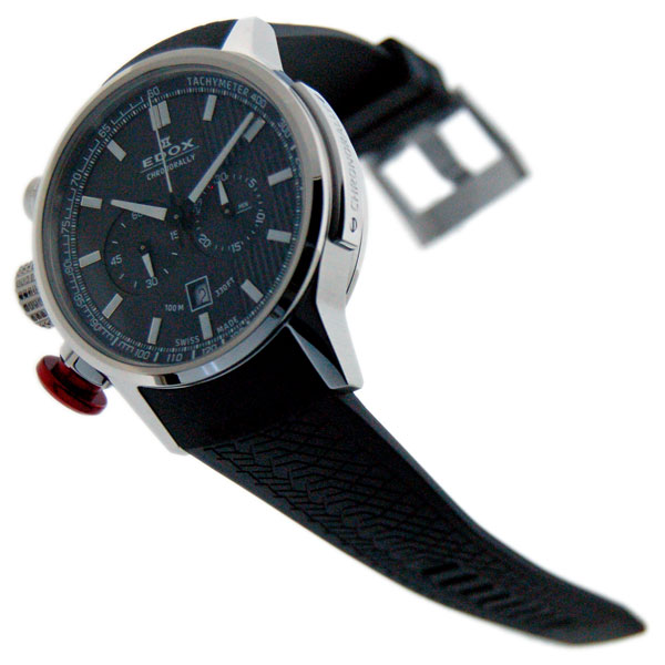 エドックス EDOX クロノラリー 10302-3-GIN 45mm SS ブラック