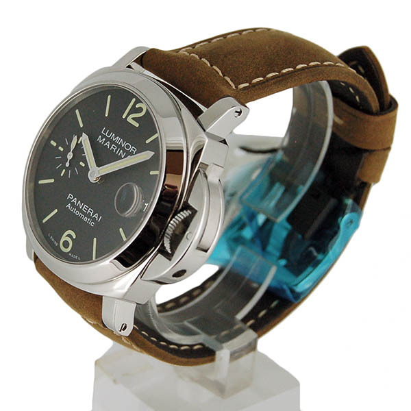 パネライ PANERAI ルミノールマリーナ PAM01048 40mm ブラック 革
