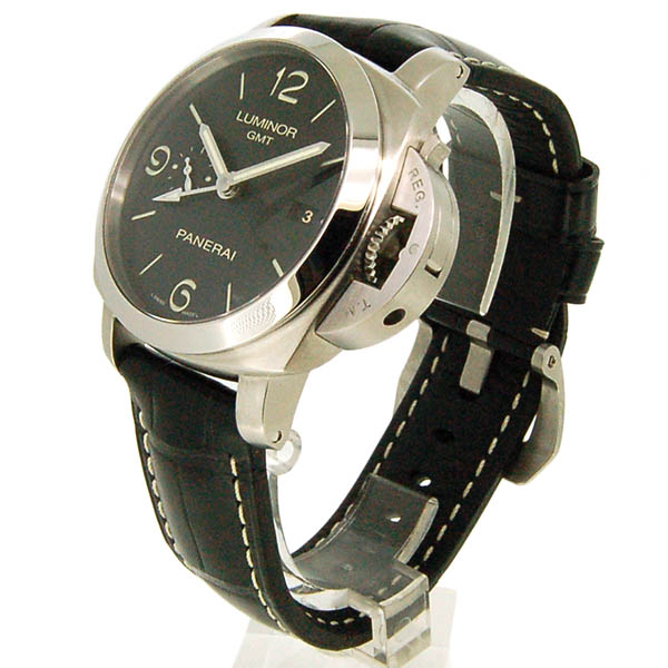 パネライ PANERAI ルミノール1950 3デイズ GMT PAM00320 44mm ブラック  