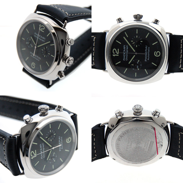 パネライ PANERAI ラジオミールクロノグラフ PAM00369 自動巻 SS