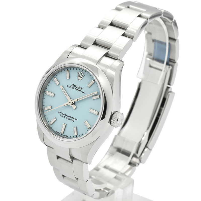 ロレックス　ROLEX　オイスターパーペチュアル 31　Ref.277200　ターコイズブルー　31mm　新品