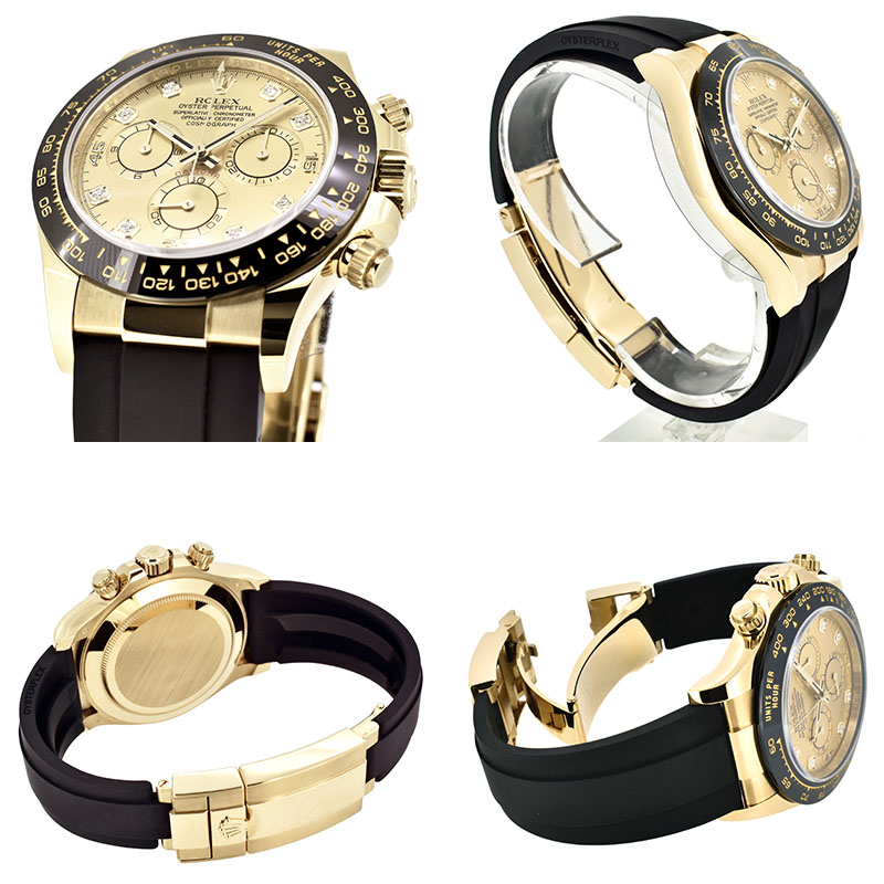 ロレックス ROLEX デイトナ 116518LNG シャンパン/8Pダイヤ