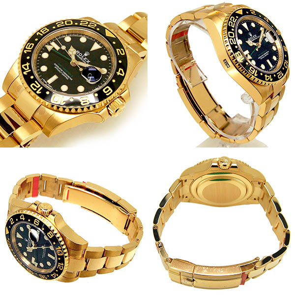 ほりーさん専用 ロレックス ROLEX GMTマスター2 Ref.116718LN ブラック K18イエロー