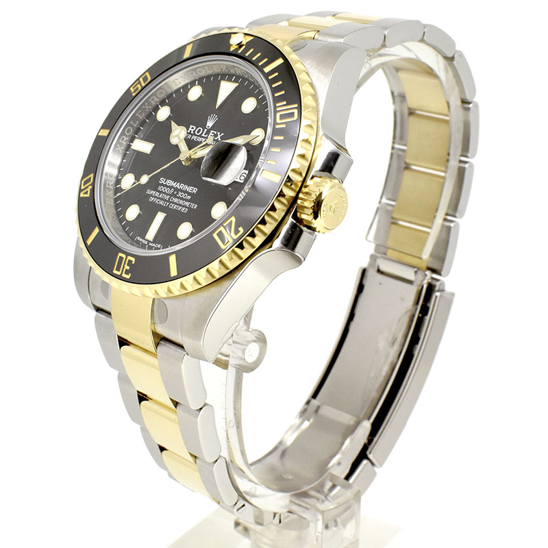 ロレックス ROLEX サブマリーナ コンビ Ref.116613LN ブラック SS×YG