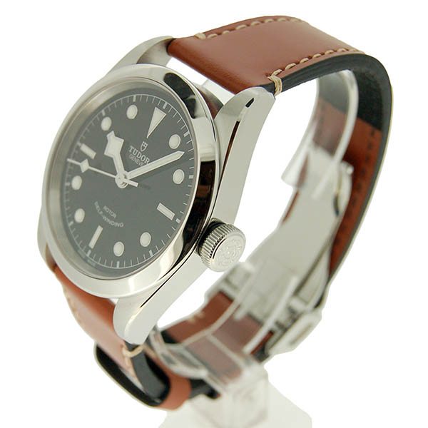 チューダー(チュードル)　TUDOR　ヘリテージ　ブラックベイ 41　79540　41mm　ブラック　SS　革ベルト　新品