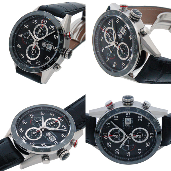 タグホイヤー Heuer カレラタキメータークロノ キャリバー17 Car2a10 Fc6235 ブラック Ss 43mm 革ベルト 新品 Zetton ゼットン タグホイヤー Heuer カレラタキメータークロノ キャリバー17 Car2a10 Fc6235 ブラック Ss 43mm 革ベルト 新品 Zetton ゼットン