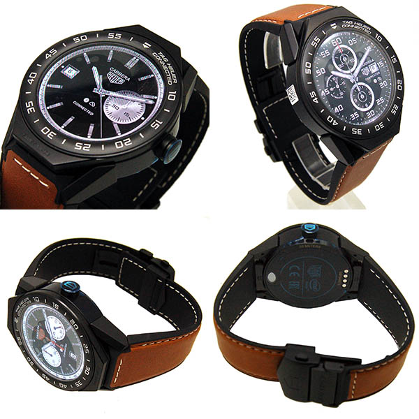 タグホイヤー　TAG HEUER　コネクテッド モジュラー45　　SBF8A8013.82FT6110　45mm　チタン　革ベルト　新品