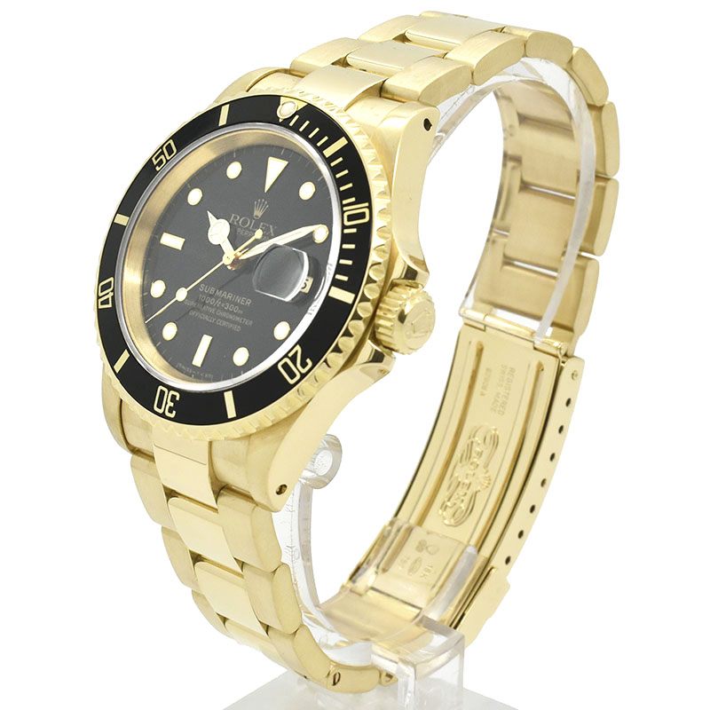 ロレックス ROLEX サブマリーナデイト Ref.16618 18KYG X番