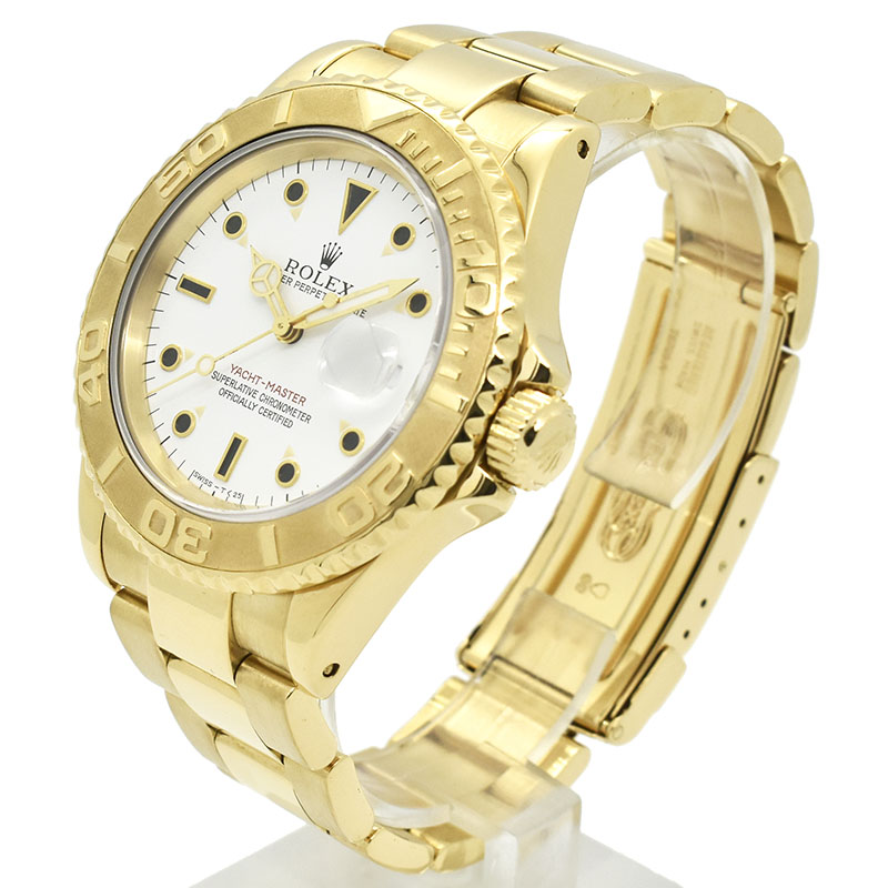 るな ロレックス ROLEX ヨットマスター Ref.16628 18KYG ホワイト