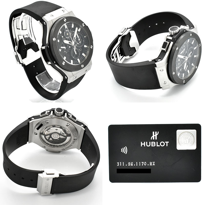 ウブロ HUBLOT ビッグバン アエロバン スチールセラミック 311
