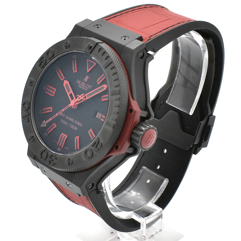 ウブロ HUBLOT ビッグバンキング オールブラックレッド 322.CI