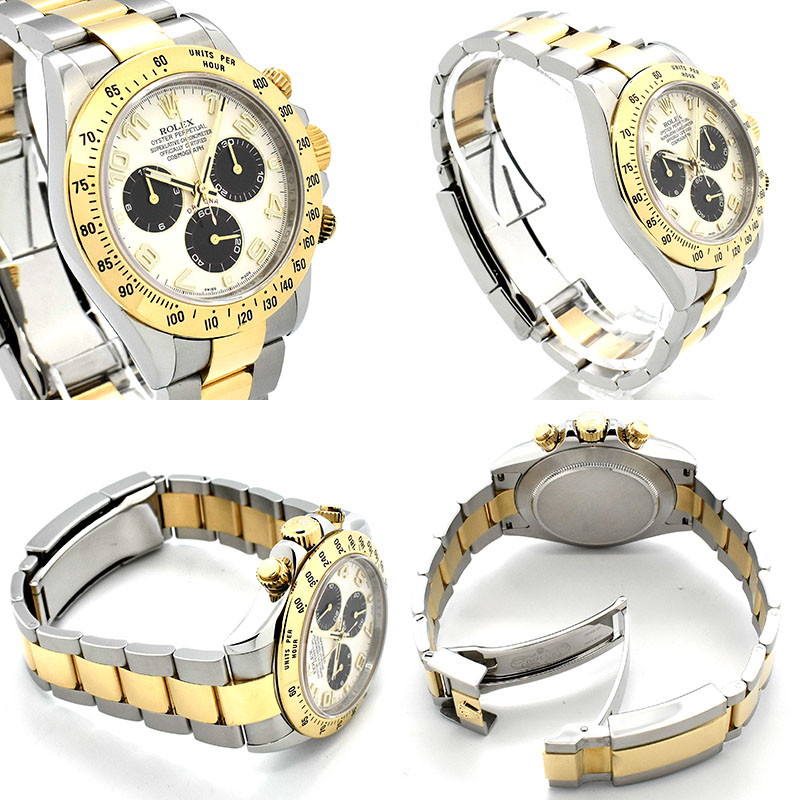 送料無料 通販 ファッション ロレックス ROLEX 中古 パンダ V番 Ref.116523 デイトナ スタイリング剤