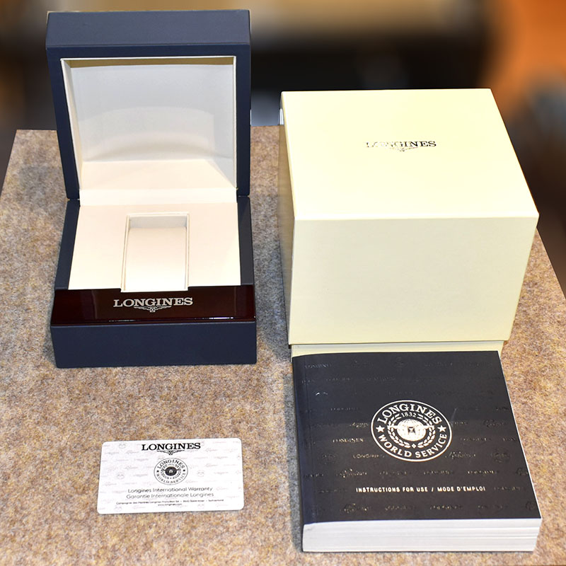 ロンジン LONGINES リール L4.960.4.92.2 ブルー 38mm 未使用品 ロンジン LONGINES リール L4.960.4.92.2 ブルー 38mm 未使用品
