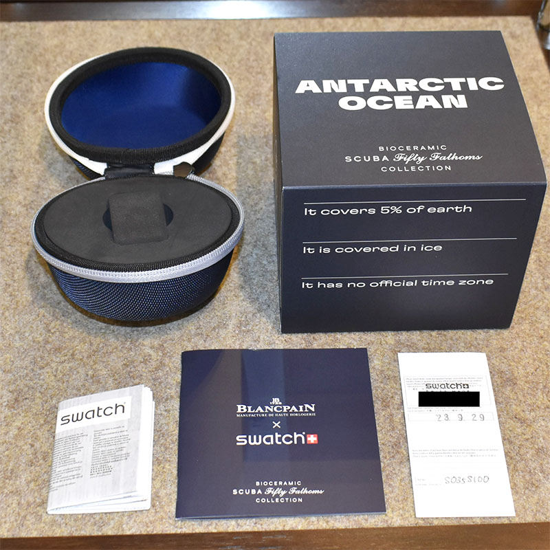 高い品質 ブランパン×スウォッチ BLANCPAIN×Swatch フィフティファゾムス 時計