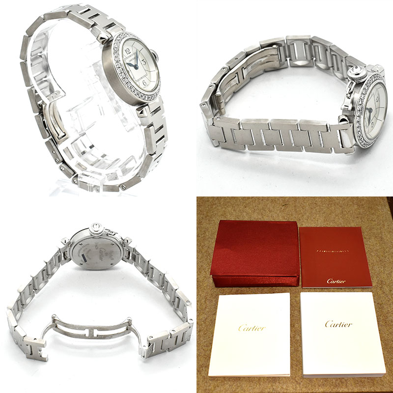 中古)CARTIER カルティエ ミスパシャ ピンク W3140008（商品ID