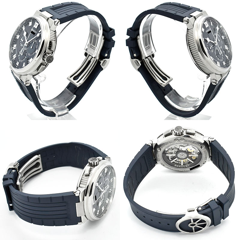 【未使用】Breguet ブレゲ 5527 黒 ラバーベルト 楽天市場】ブレゲ BREGUET マリーン 3 クロノグラフ 5527用 ラバー