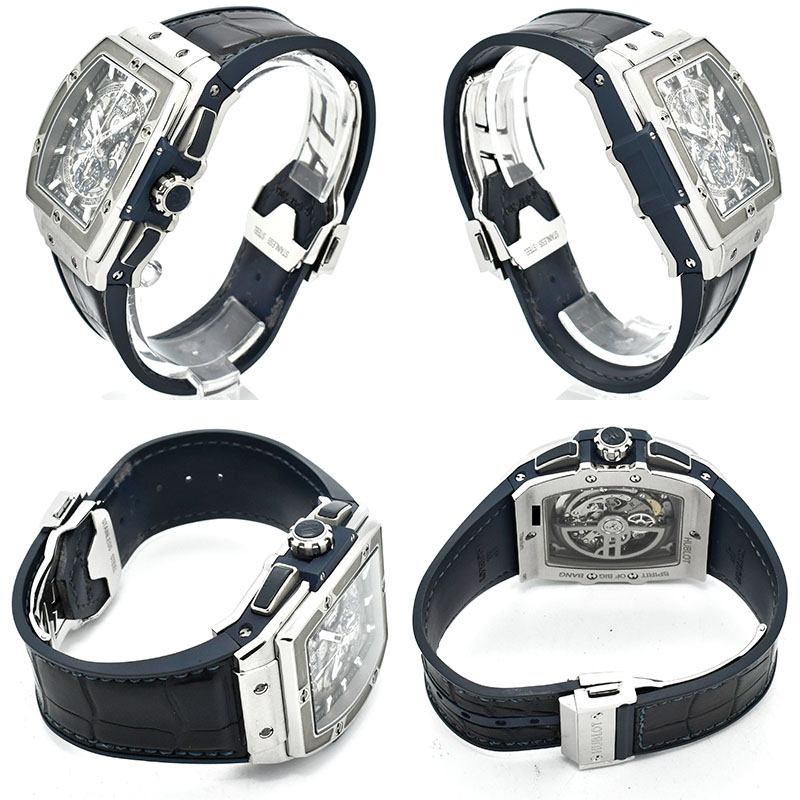 ウブロ HUBLOT スピリット オブ ビッグバン チタニウム ブルー 641.NX