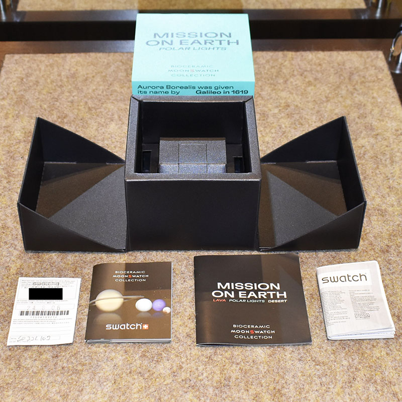 オメガ×スウォッチ OMEGA×Swatch ミッション オン アース ポーラライツ