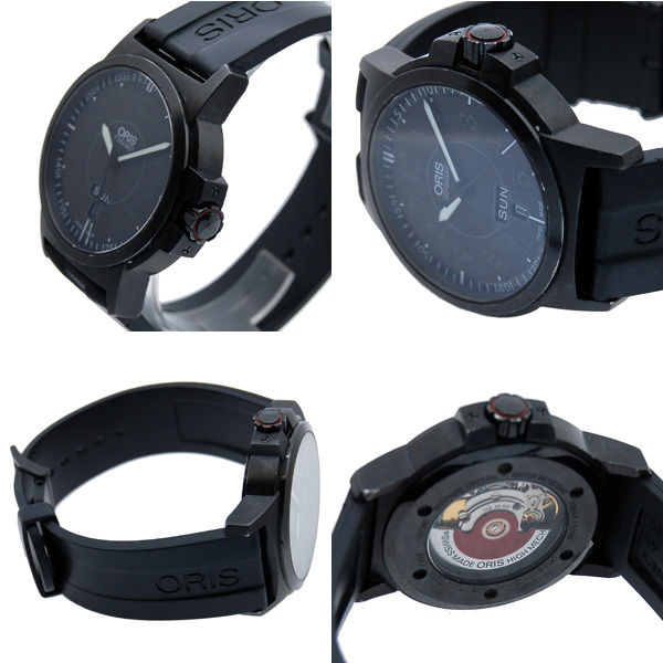 オリス　ORIS　BC3　アドバンスド　デイデイト　735 7641 4764　自動巻　ブラック　USED　中古