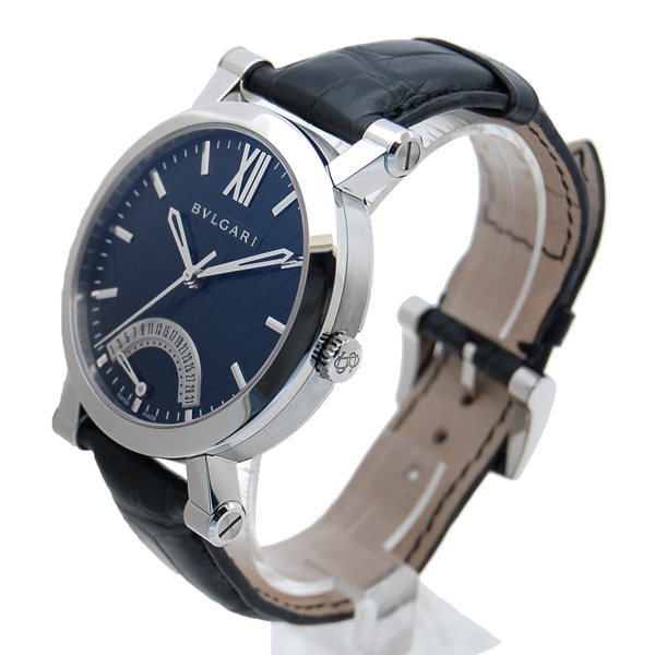 ブルガリ BVLGARI ソティリオ SB42BSLDR ブラック ステンレス