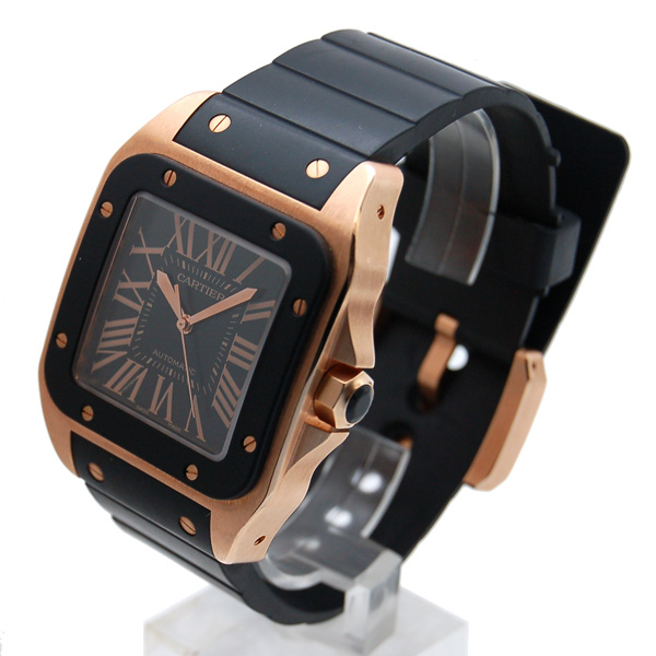 カルティエ Cartier サントス用 2コマ カルティエ CARTIER サントス100 LM W20124U2 K18ピンクゴールド