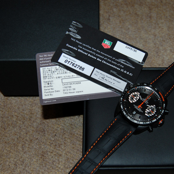 タグホイヤー TAG HEUER グランドカレラ クロノグラフ