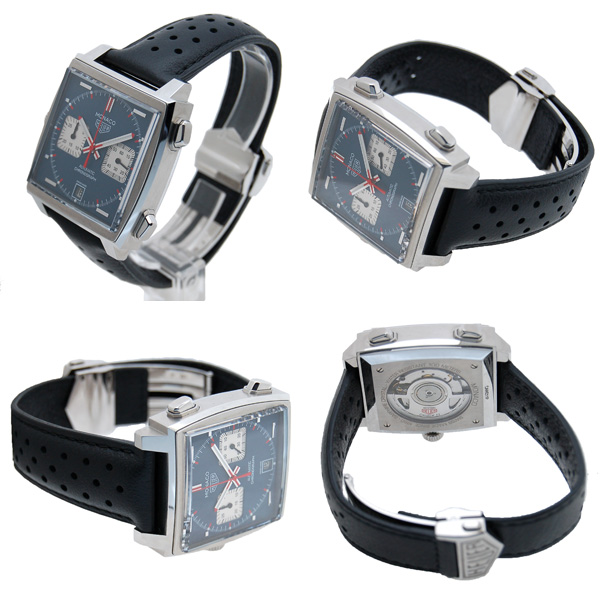 タグホイヤー Heuer モナコ クロノグラフ Cal 11 スティーブマックイーン Caw211p Fc6356 革ベルト Used 中古 Zetton ゼットン