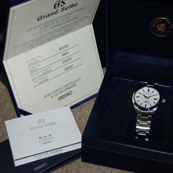 【新品未使用】SBGR055 グランドセイコー GRAND SEIKO 9Sメカニカル SBGR055 シルバー