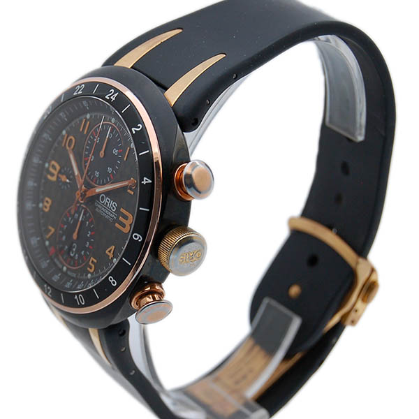 オリス ORIS TT3 クロノグラフ GMT 677 7590 7764R 42.5mm チタン