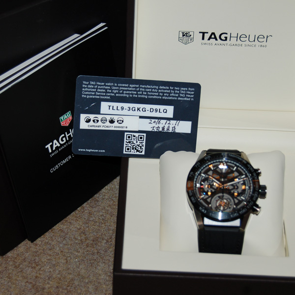 タグホイヤー TAG HEUER カレラ ホイヤー02T フライングトゥールビヨン