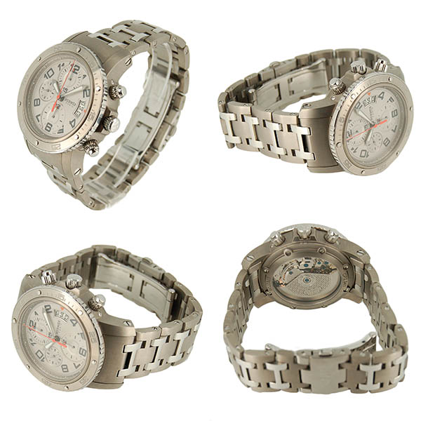 エルメス HERMES クリッパークロノ メカニカルダイバー CP2