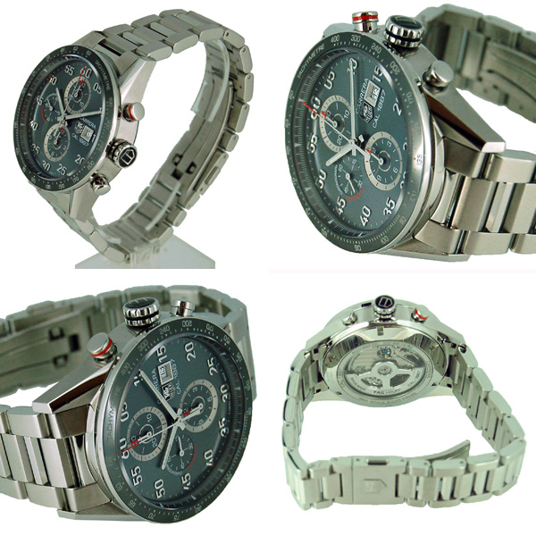 タグホイヤー TAG HEUER カレラタキメータークロノグラフ キャリバー