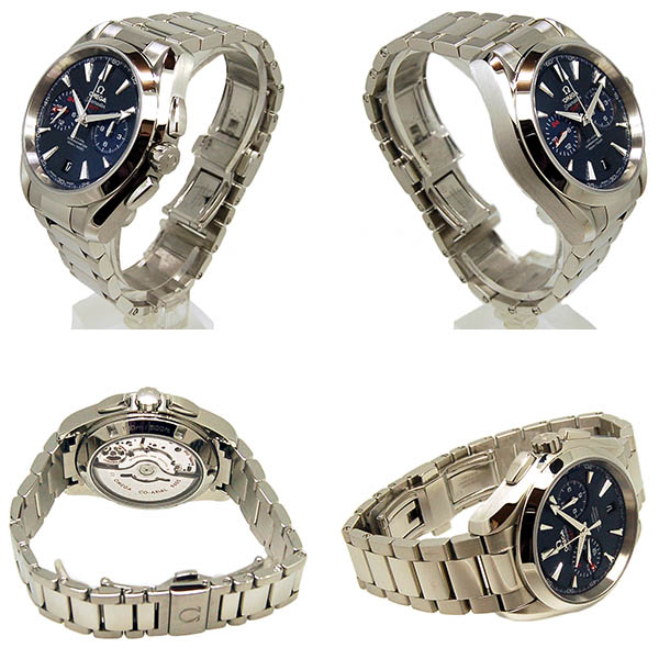 オメガ Omega シーマスター アクアテラ クロノグラフ Gmt 231 10 43 52 03 001 メンズ 43mm Ss ブルー Used 中古 Zetton ゼットン オメガ Omega シーマスター アクアテラ クロノグラフ Gmt 231 10 43 52 03 001 メンズ 43mm Ss ブルー Used 中古 Zetton ゼットン