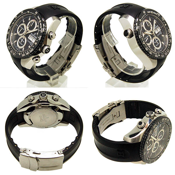 エグータム エドックス EDOX クラスワン クロノグラフ 01103-3N-NIN 自動巻 43mm