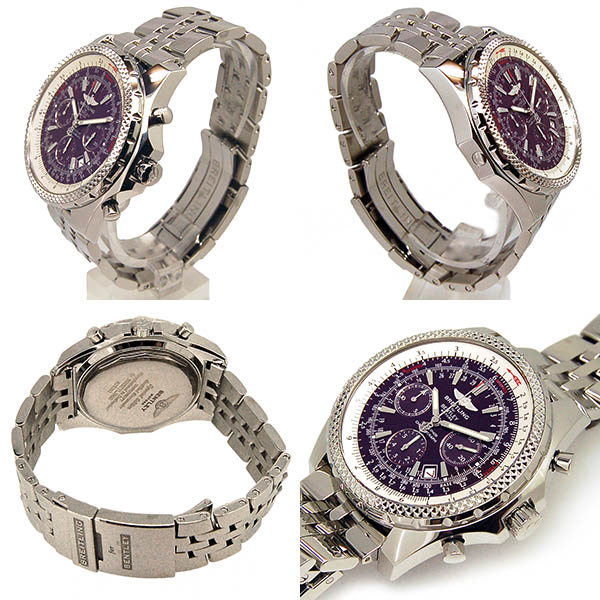 【大特価❗️極美品】BREITLING ベントレー ブライトリング ベントレーGT ブラックマザーオブパール 日本