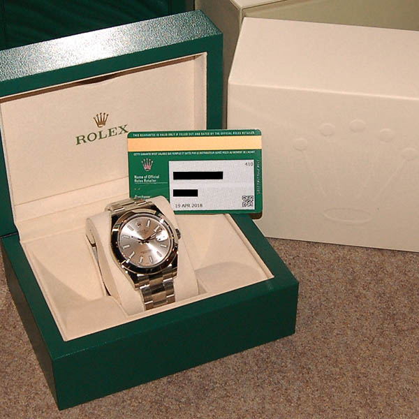 高評価のクリスマスプレゼント デイトジャスト2 ROLEX ロレックス Ref.116300 メンズ シルバー 時計